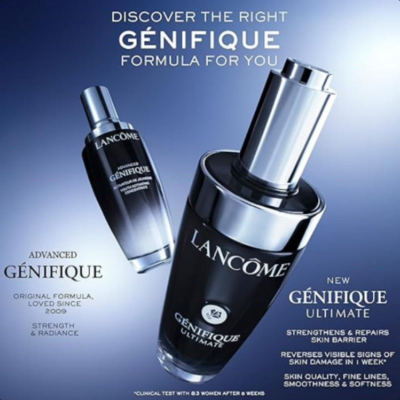 Lancôme Génifique Ultimate Dual Recovery Face Serum Light Pearl 150ml & 50ml Sample
