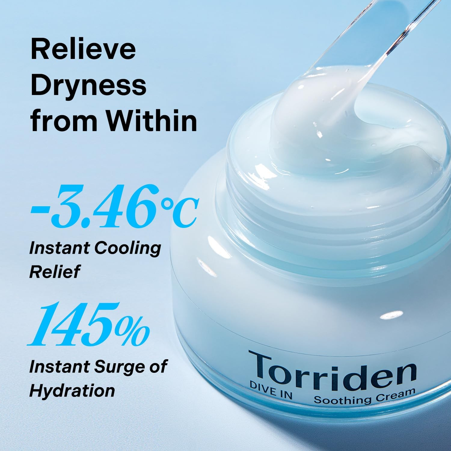 Torriden DIVE-IN Low Molecular Hyaluronic Acid Soothing Cream 100ml