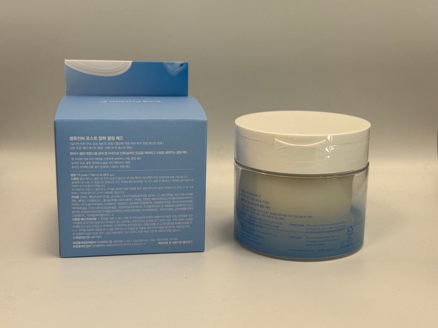 Cell Fusion C Post Alpha Cooling Pad 180ml/70EA