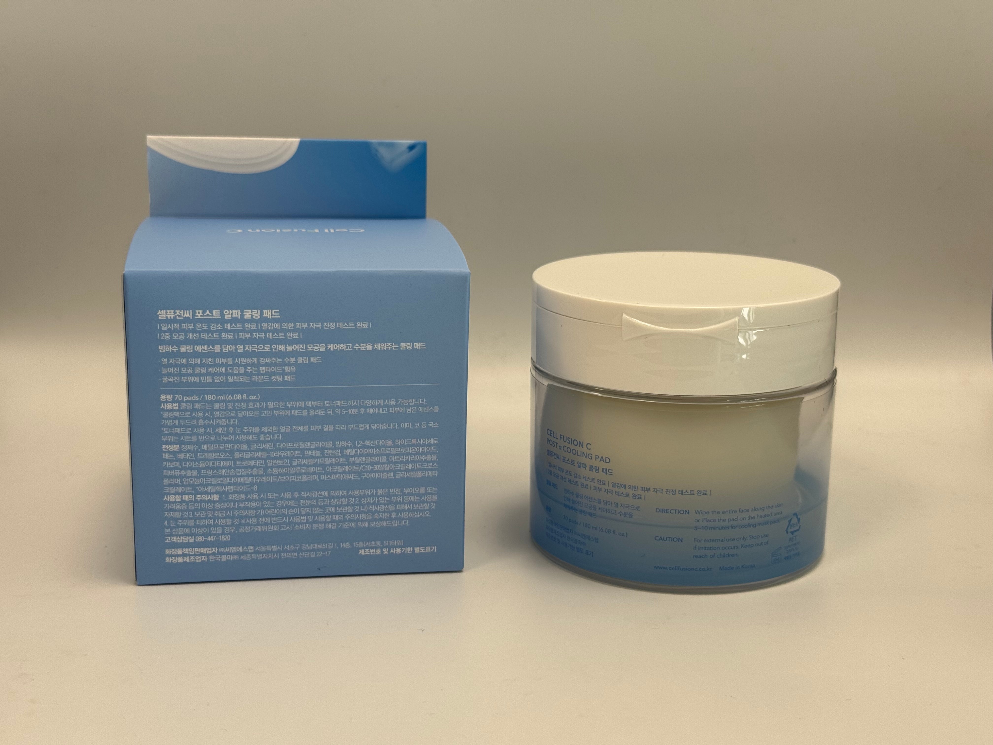 Cell Fusion C Post Alpha Cooling Pad 180ml/70EA
