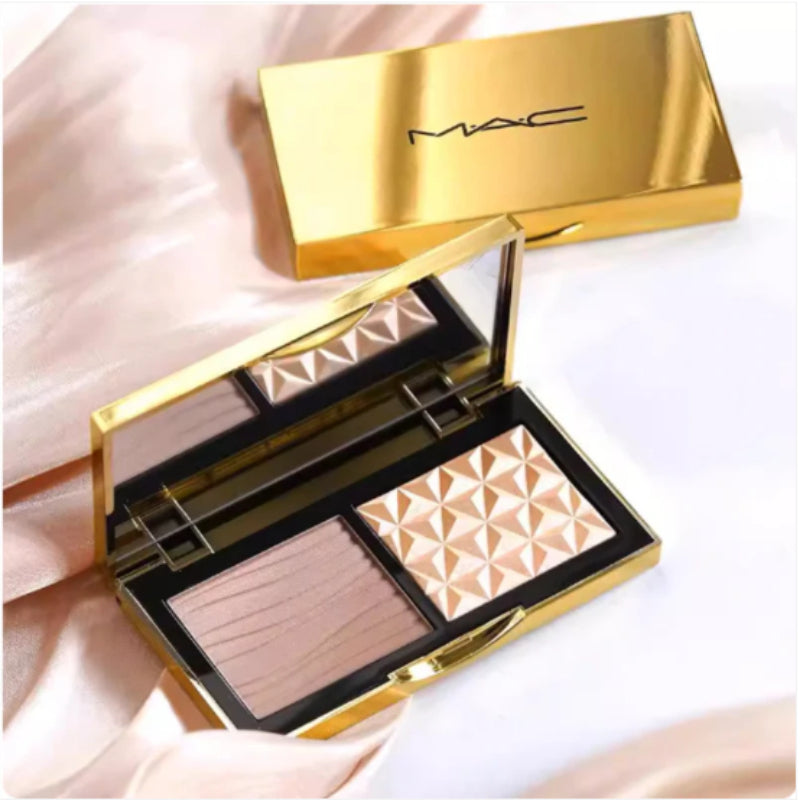 Mac Little Gold Box Contour Palette Ginger Highlighter Omega