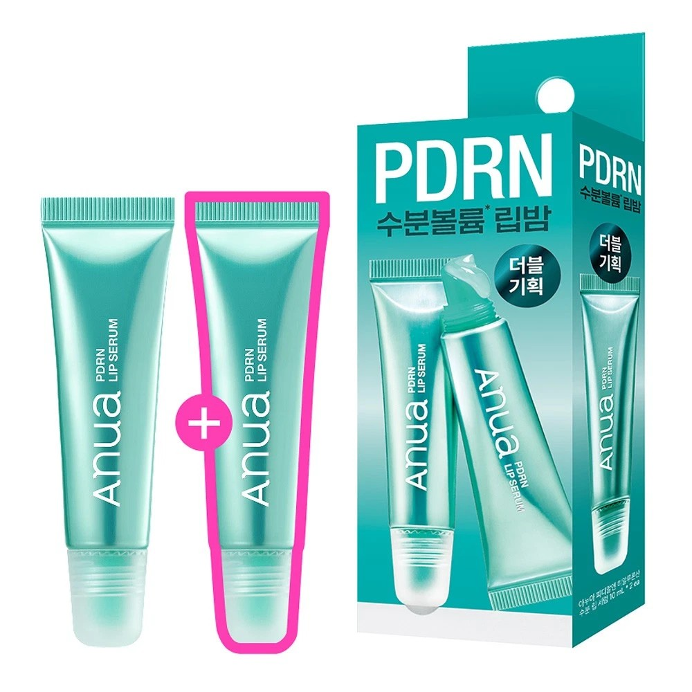 ANUA PDRN Hyaluronic Acid Hydrating Lip Serum 10ml*2