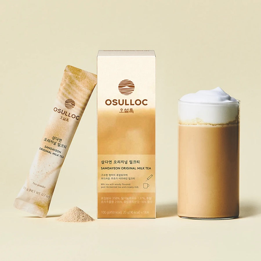 OSULLOC Milk Tea Selection Set(JEJU MOTCHA+EARL GREY+SAMDAYEON)