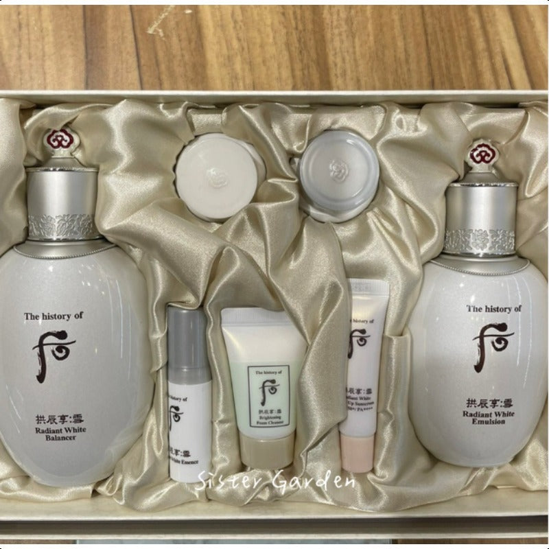 THE HISTORY OF WHOO  Snow White Brightening Lotion & Emulsion 2-Piece Set