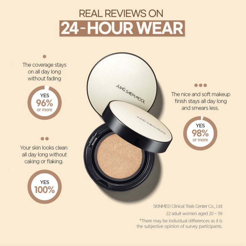 JUNG SAEM MOOL Essential Skin Nuder Long Wear Cushion (refill included) JUNGSAEMMOOL