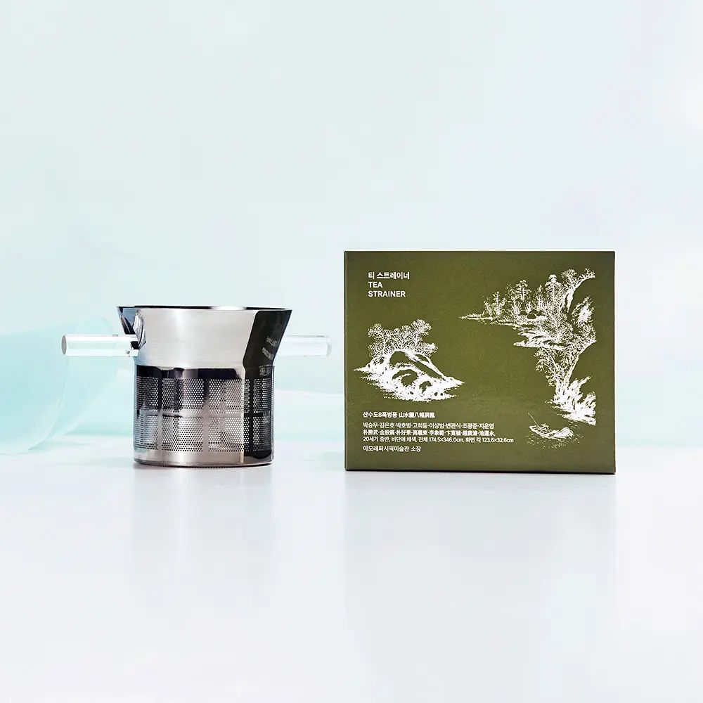 OSULLOC Tea Strainer, 304 Stainless Steel Fine Mesh Tea Filter with Double Heat-resistant Handle, Gift Box