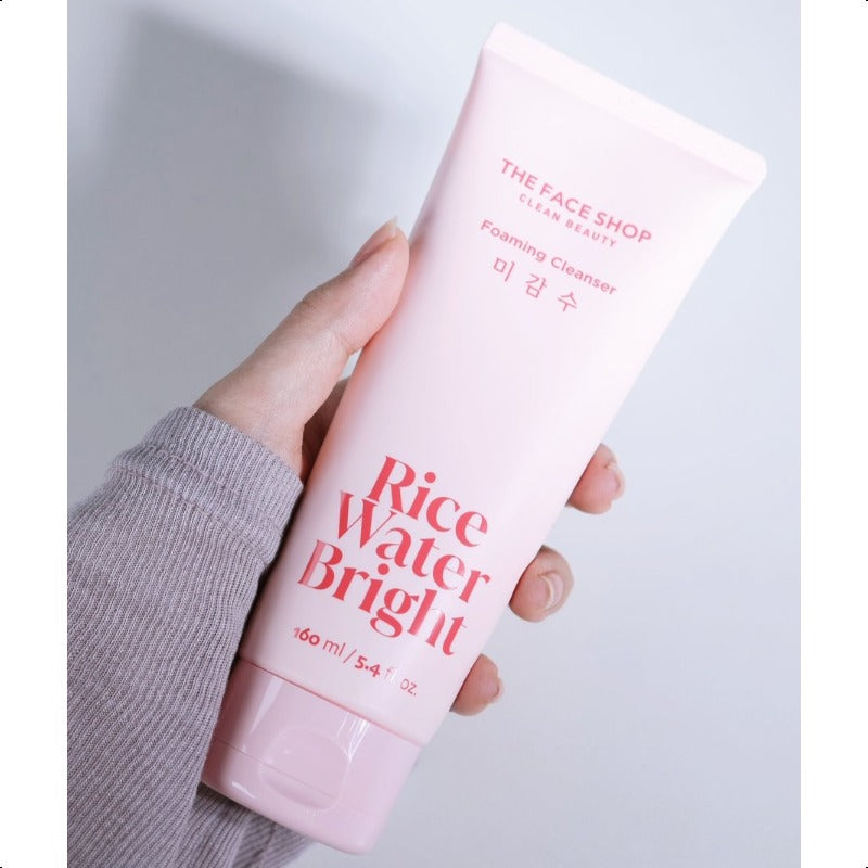 THE FACE SHOP Rice Water Bright Foaming Cleanser 160ml