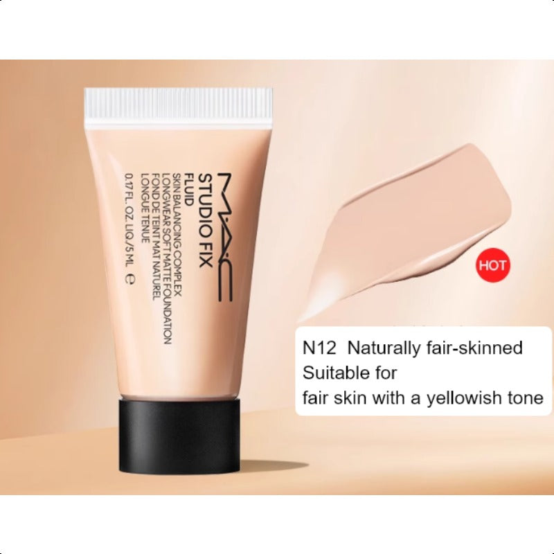 MAC Studio Fix Fluid Foundation N11 & N12 & N18 Sample 5ml & 10ml
