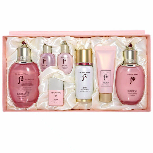The History of Whoo Gongjinhyang Soo Vital Hydrating 3pcs Set 7 Items Love Box