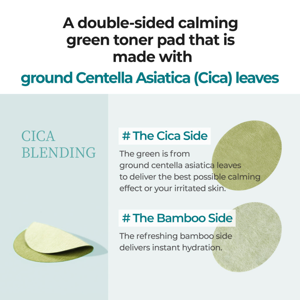 numbuzin No.1 Centella Re-Leaf Green Toner Pad 190ml/70padS