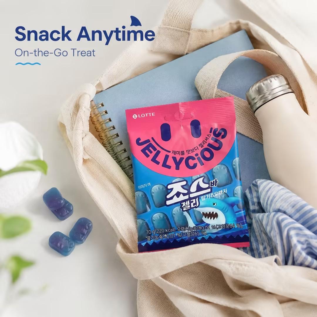Lotte Shark‑Shaped Gummy Candy 70g