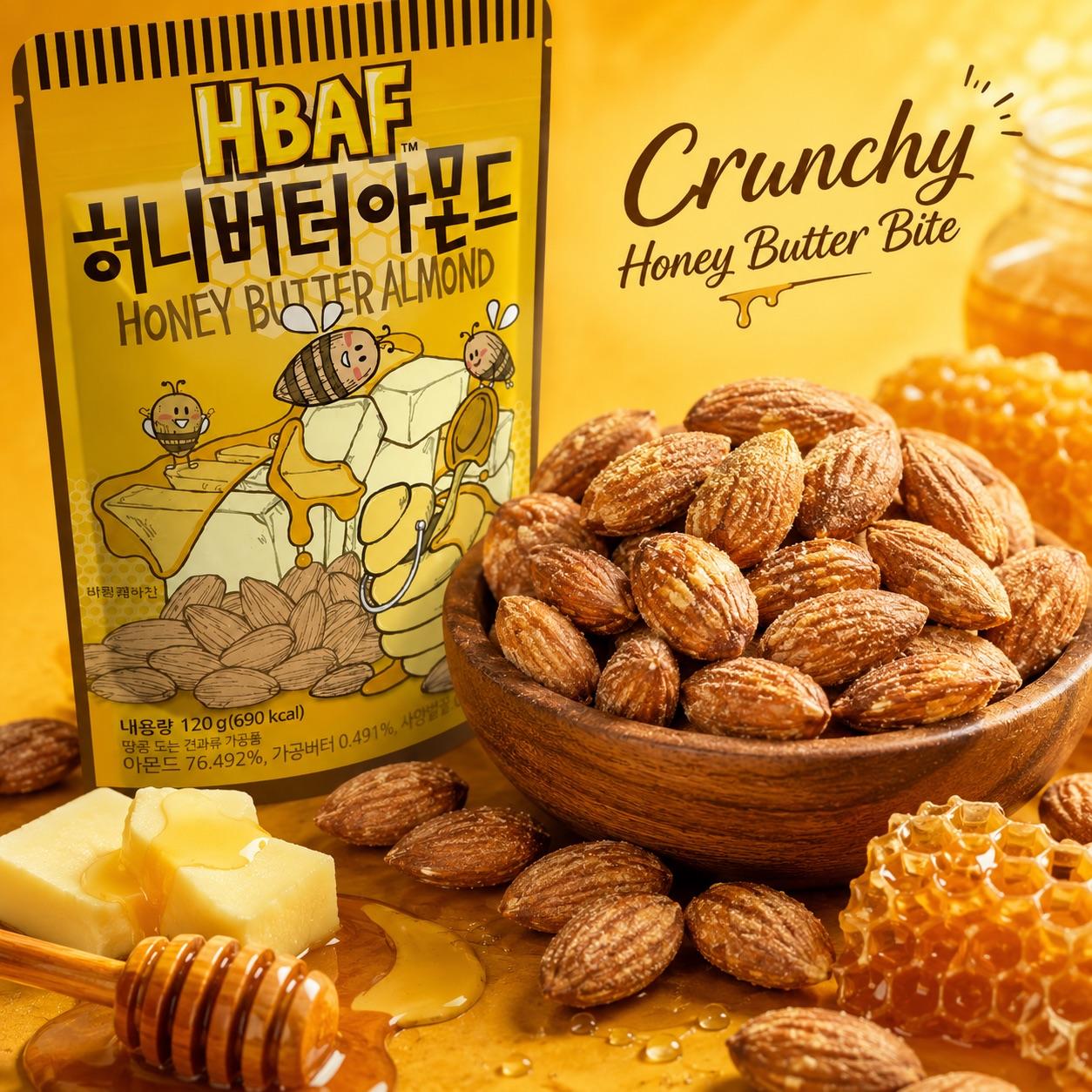HBAF Honey Butter Almond 120g