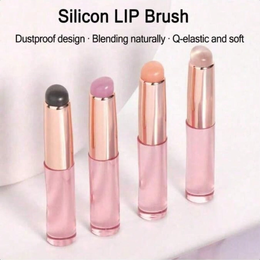 INHAK Silicon Lip Brush – Flexible, Non-Absorbent & Hygienic Lip Makeup Applicator For Precise, Streak-Free Application