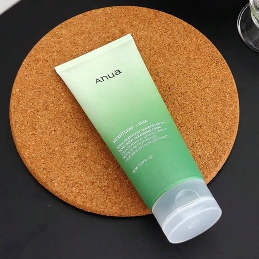 anua Heartleaf Quercetinol Pore Deep Cleansing Foam, Facial Cleanser(150ml/5.07 Fl.Oz.)