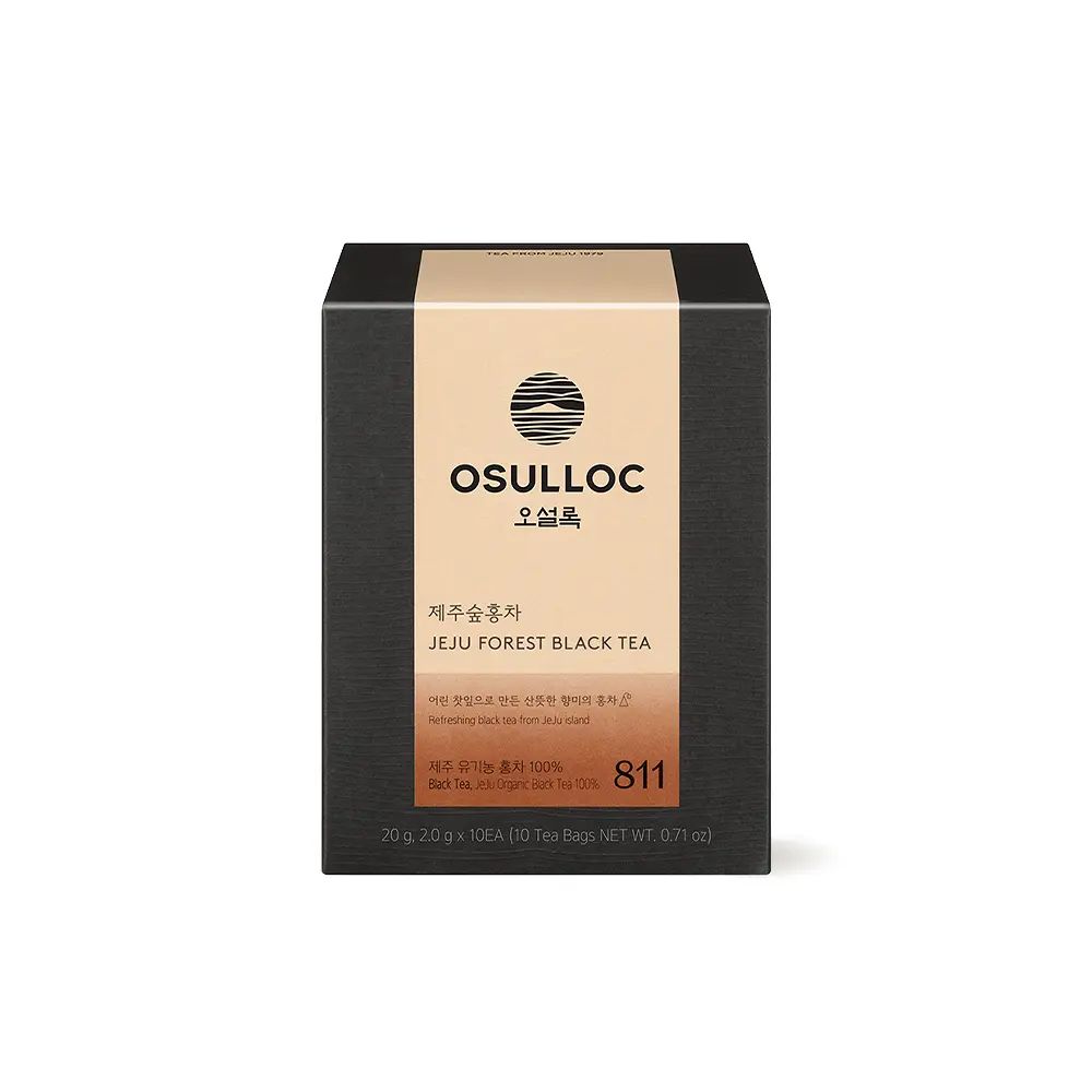 OSULLOC Jeju Forest Black Tea, 2g×10 Tea Bags 20g
