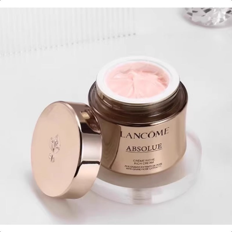 Lancôme Absolue Soft Cream 60ml 300-Peptide Anti-Aging Face Cream with Hyaluronic Acid, Niacinamide- Visibly Reduces Wrinkles, Dark Spots & Sagging Skin