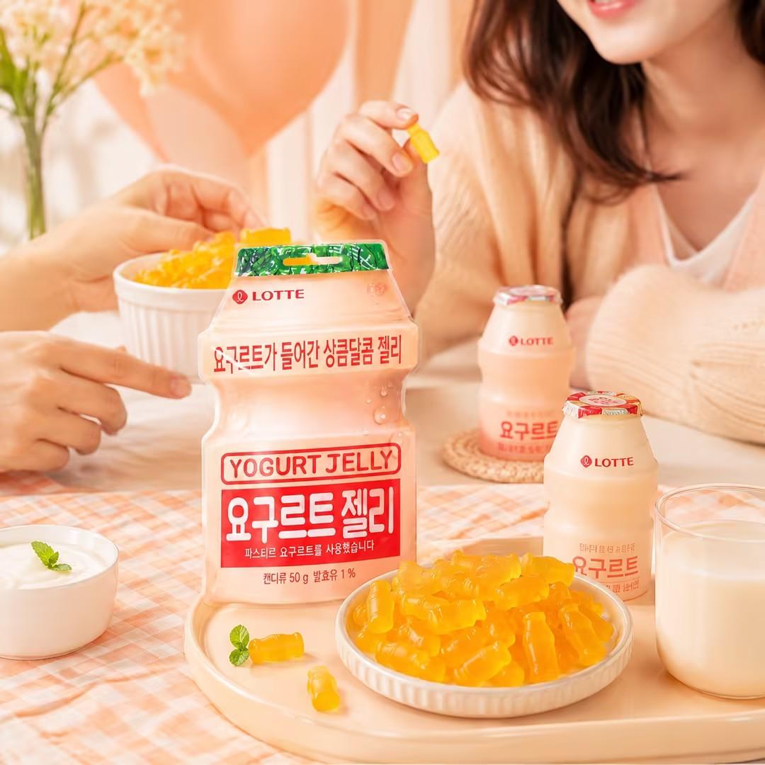 Lotte Yogurt Flavor Gummy Candy 50g