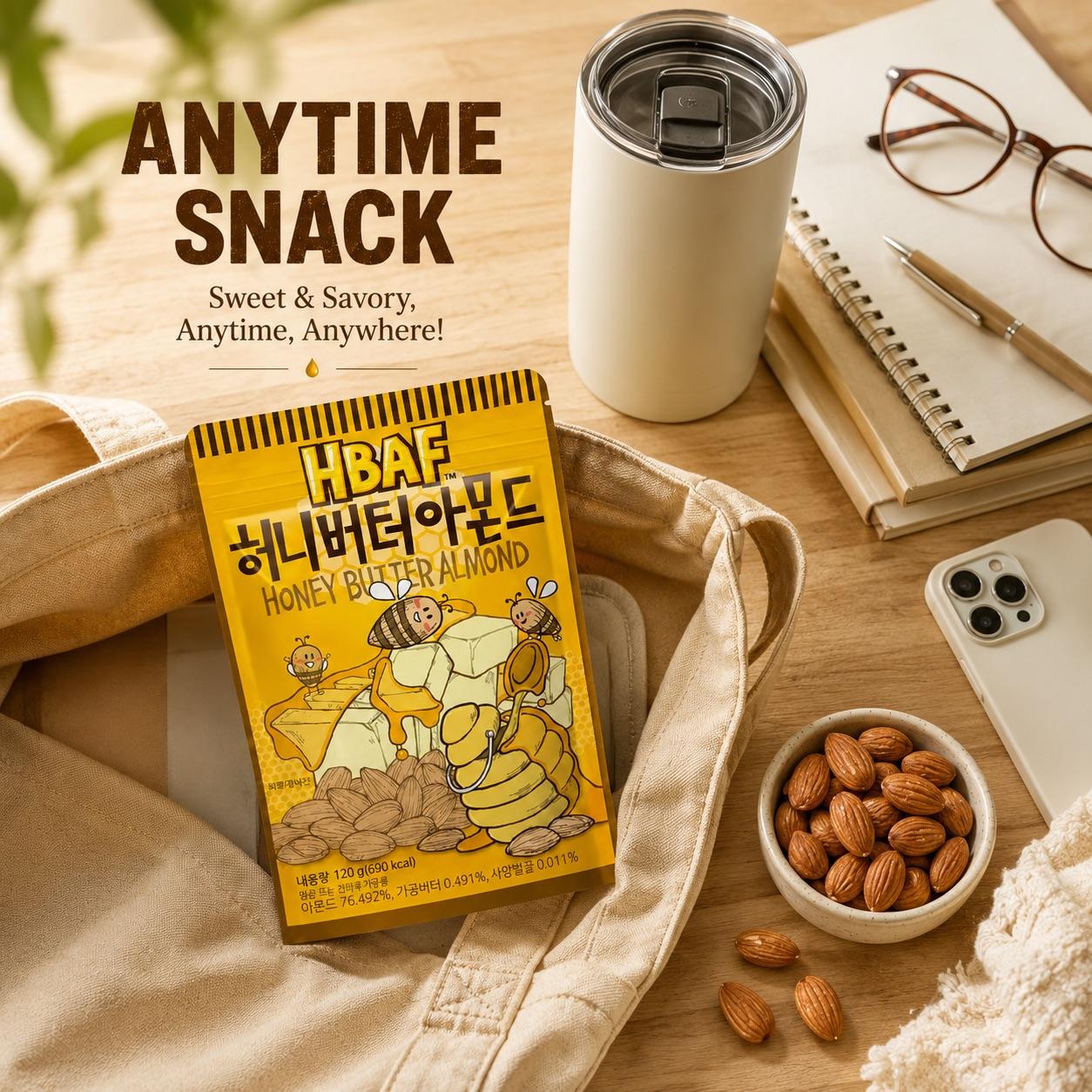 HBAF Honey Butter Almond 120g