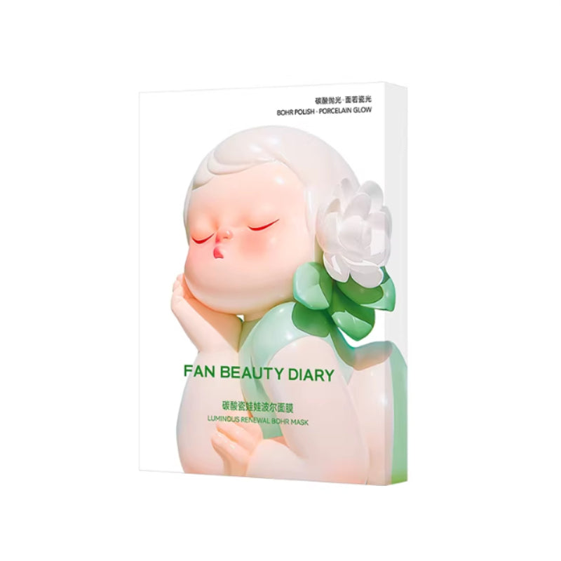 FAN BEAUTY DIARY Carbonated Porcelain Doll Bubble Mask X5pcs