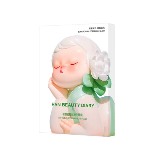 FAN BEAUTY DIARY Carbonated Porcelain Doll Bubble Mask X5pcs