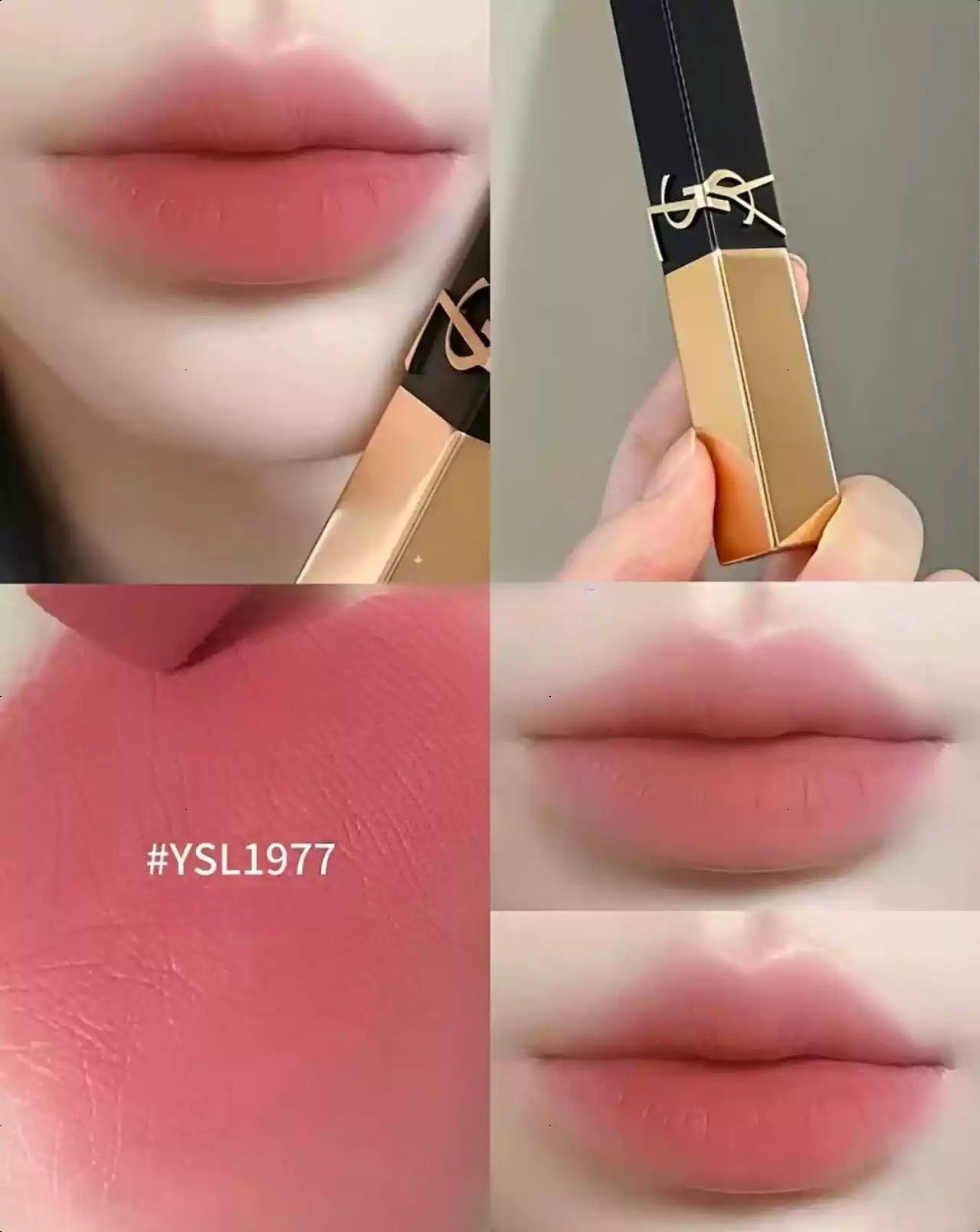 YSL Rouge Pur Couture The Slim Matte Lipstick CORAIL ANTINOMIQUE 2.2g *NEW*
