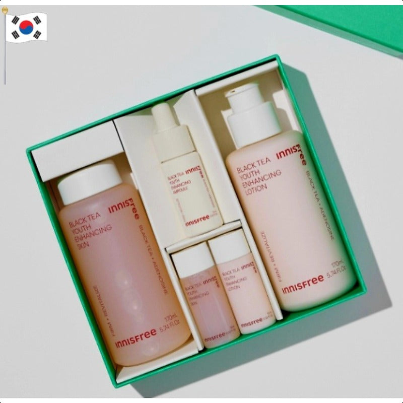 Innisfree Black Tea Youth Enhancing Skin Care 5Set