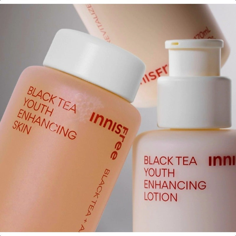 Innisfree Black Tea Youth Enhancing Skin Care 5Set