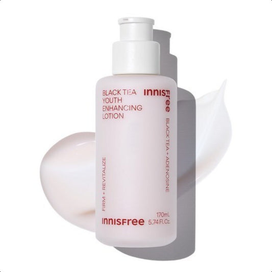 Innisfree New Black Tea Youth Enhancing Elastic Lotion, 170ml,