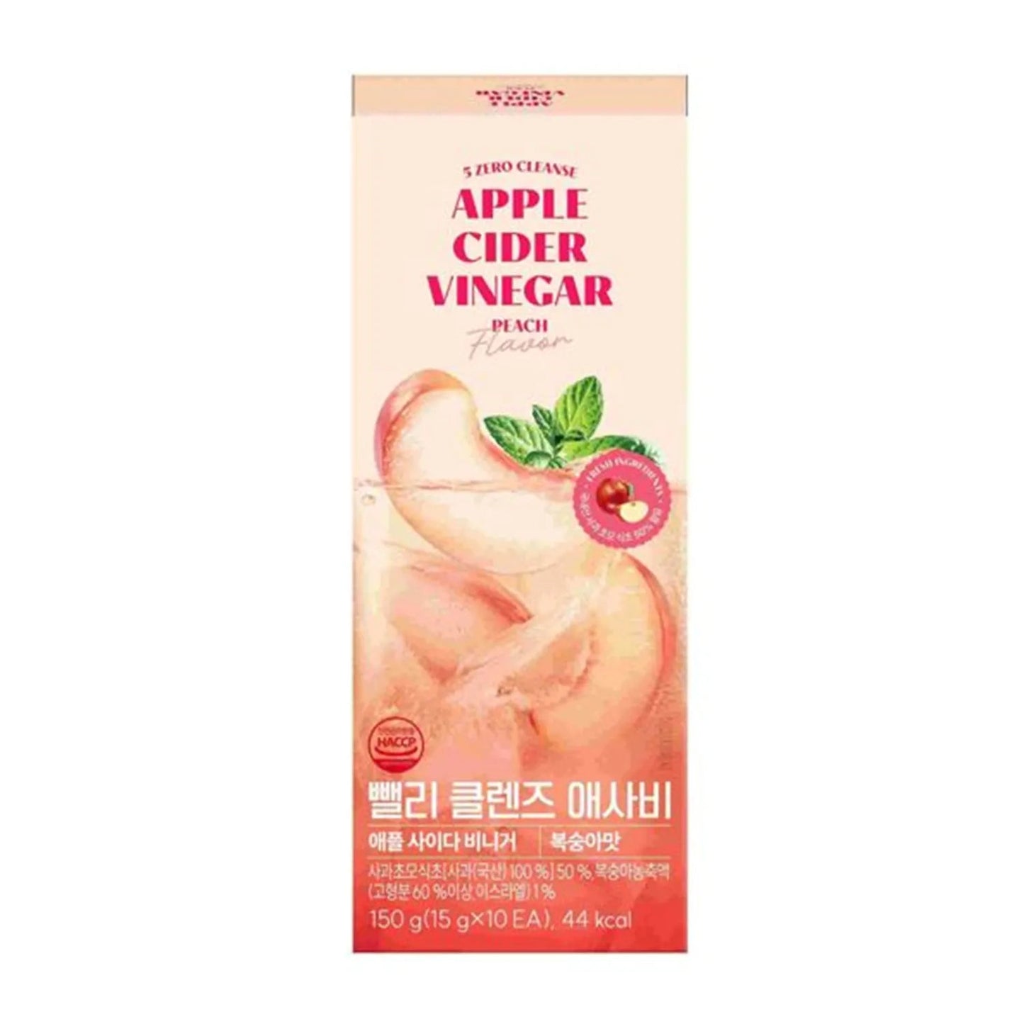 BBELLY Cleanse Apple Cider Vinegar #Peach 15g*2Sticks