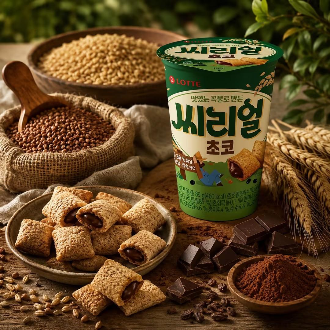 Lotte Buckwheat Compound Chocolate Coated Biscuits 89g