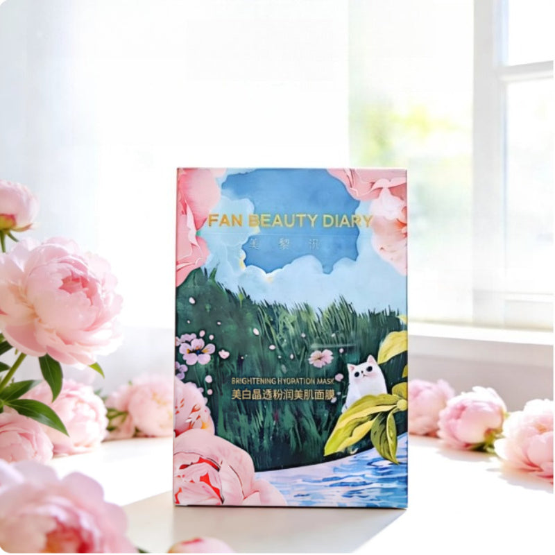 FAN BEAUTY DIARY Secret Peony Luminous Pink Deep Hydrating Facial Mask 5Pcs