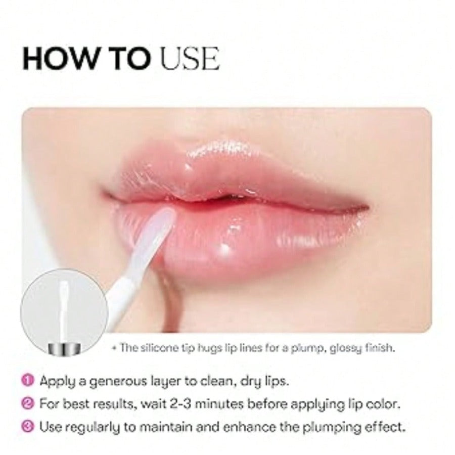 VT COSMETICS Reedle Shot Lip Plumper,  (4.3 GX2EA), Moisturizing, Transparent, Lip Gloss, Fragrance-Free, Korean Cosmetics (Expert)