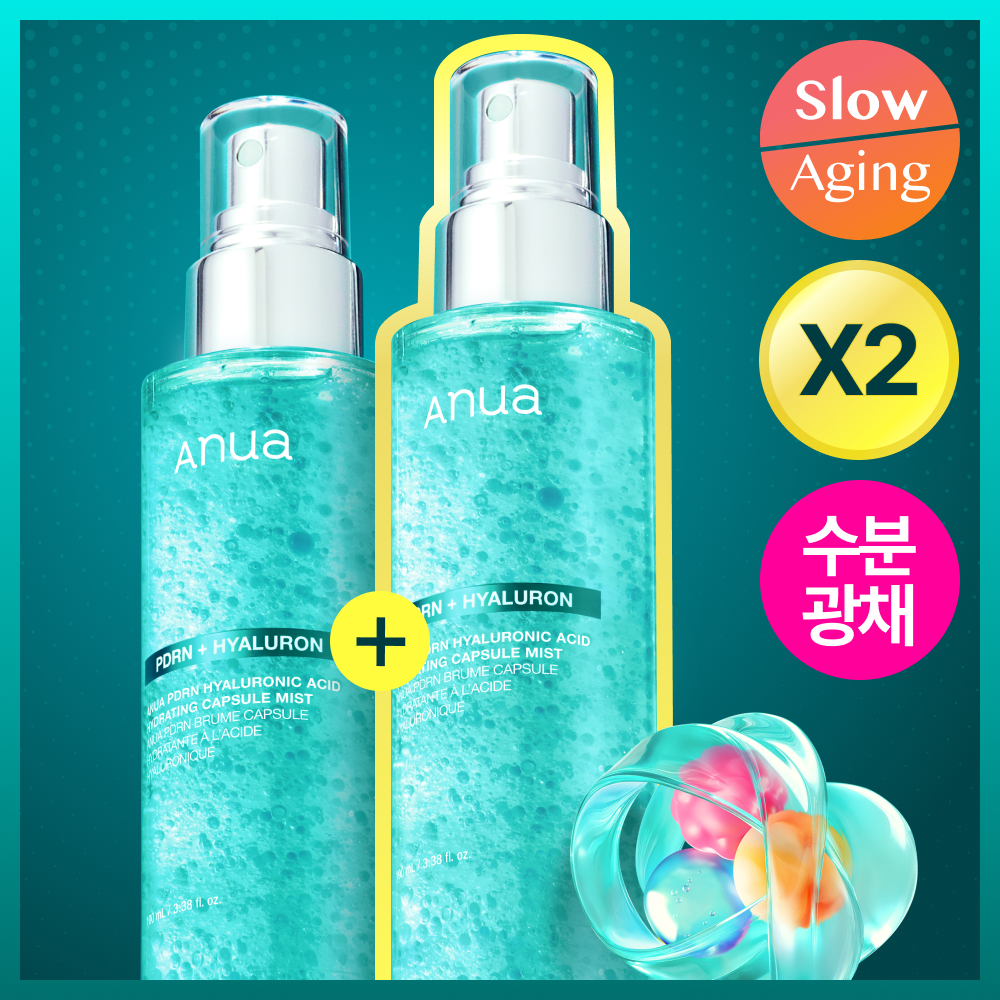 ANUA PDRN Hyaluronic Acid 100 Capsule Mist 100ml*2