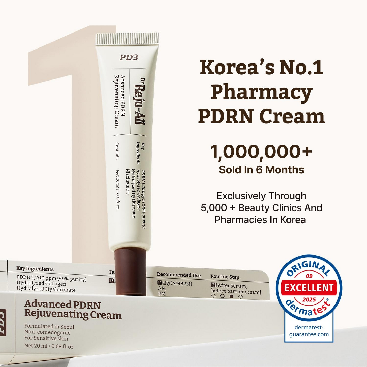 Dr.Reju-All] Advanced PDRN Rejuvenating Cream 20g