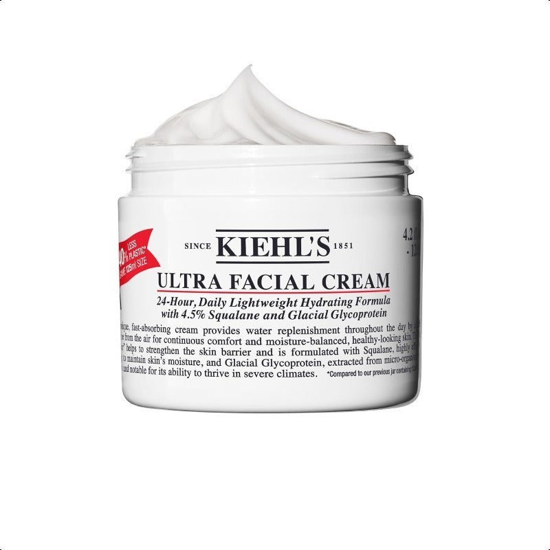 Kiehl's Ultra-Hydrating Cream, Strengthens The Skin Barrier and Provides Long-lasting Moisture. Suitable for All Skin Types (50/125ml)