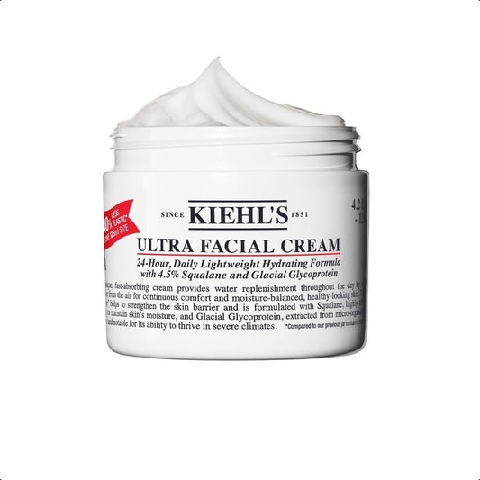 Kiehl's Ultra-Hydrating Cream, Strengthens The Skin Barrier and Provides Long-lasting Moisture. Suitable for All Skin Types (50/125ml)