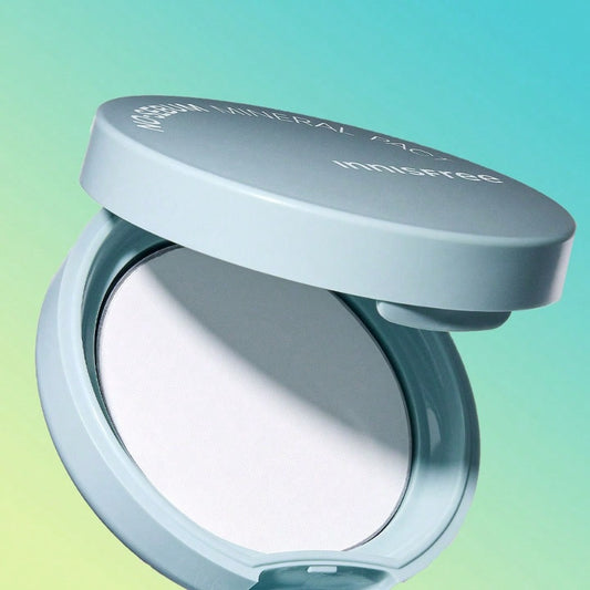 Innisfree No-Sebum Mineral Pact Oil-Control & Pore-Blurring Pressed Powder (8.5g / 0.3 Oz) ,No-Sebum Mineral Powder Oil-Control & Matte Finish (5g / 0.17 Oz)