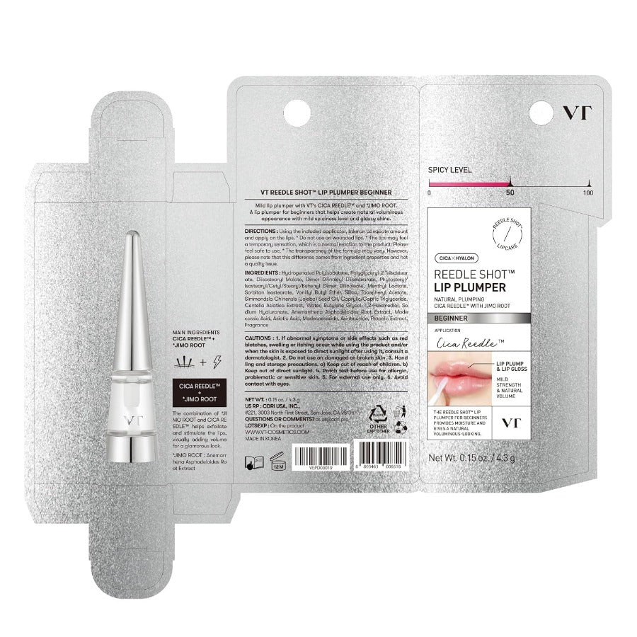 VT - Reedle Shot Lip Plumper Beginner