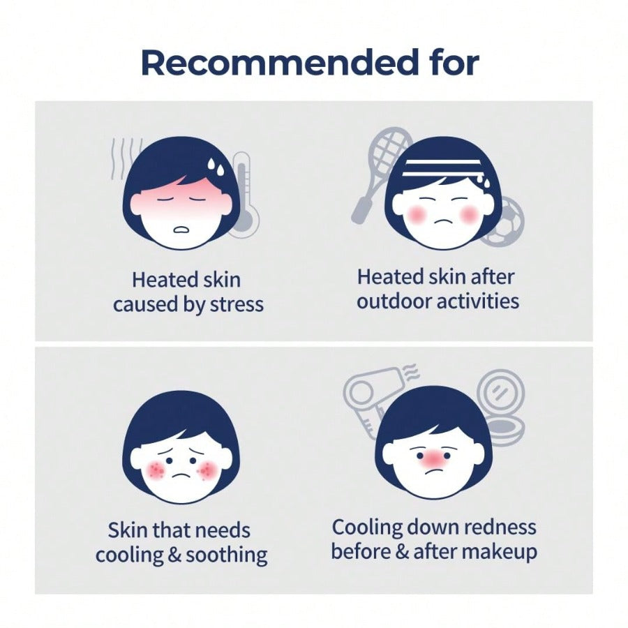 NUMBUZIN No.4 Sheet Mask | Icy Soothing Sheet Mask | Instant Cooling | 4 Sheets