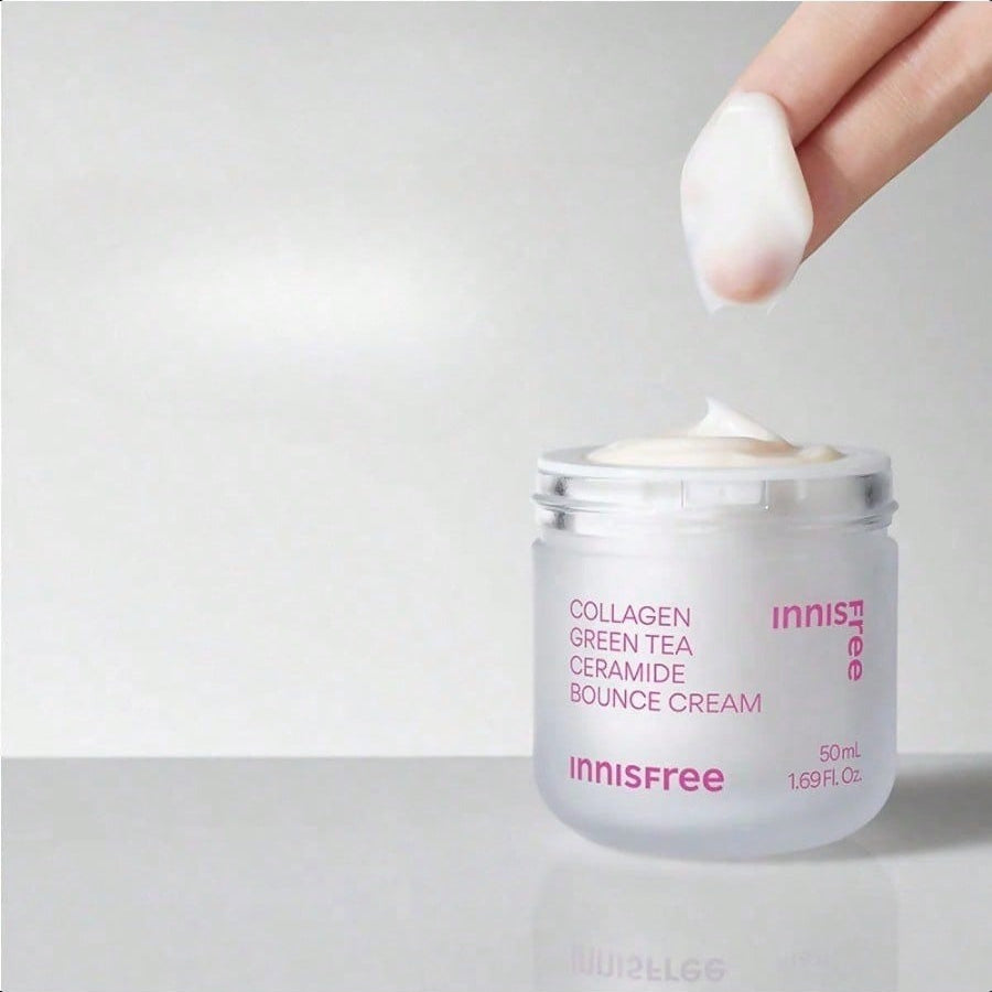 Innisfree Collagen Green Tea Acerola Bounce Cream – 50ml /23NEW Jeju Orchid Enriched Cream 50ml