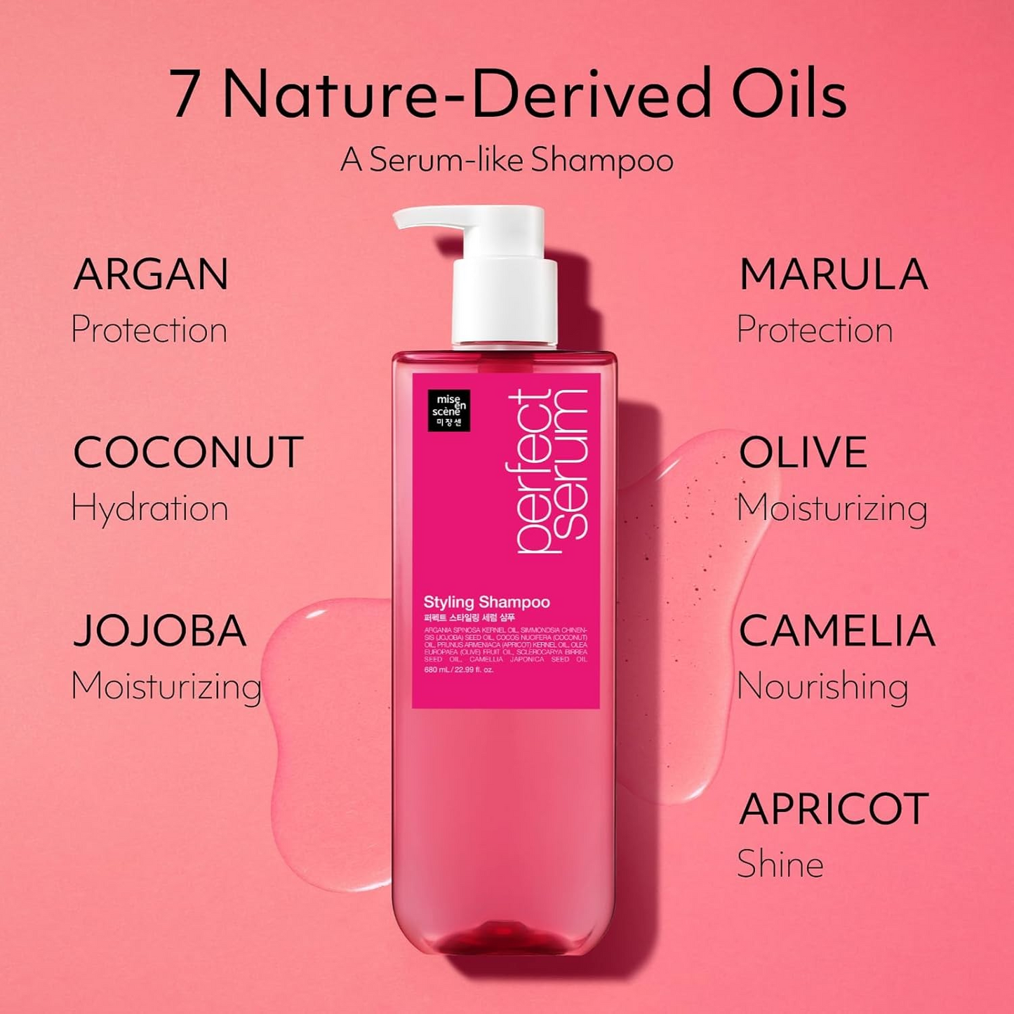 Mise-en-scene Perfect Styling Serum Shampoo 680ml + Conditioner 680ml