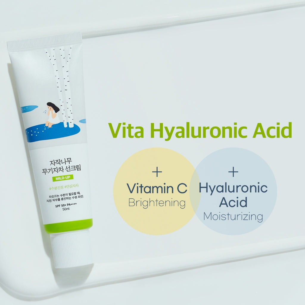 ROUND LAB  Birch Juice Mild-up Sunscreen SPF50+PA++++ 50ml
