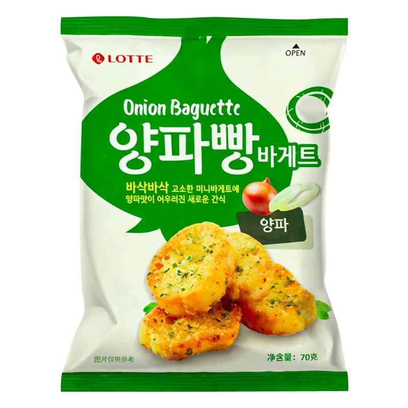 Lotte French Rusk 70g, 2 flavors | Presenting Crispy Texture, Rich Buttery Flavor, Convenient Snack