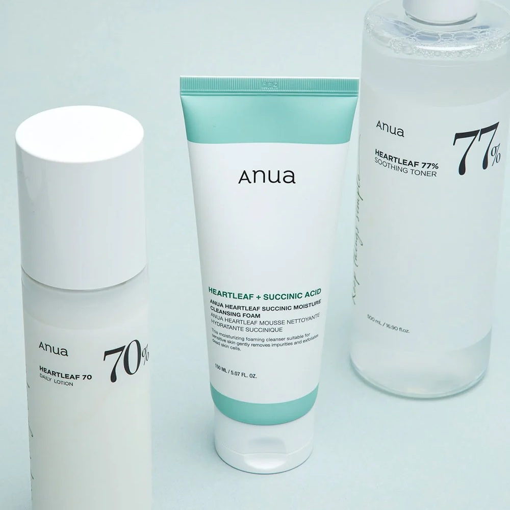 Anua Heartleaf Succinic Moisture Cleansing Foam 150ml