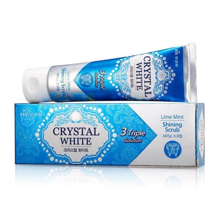 MUKUNGHWA Crystal White Shining Scrub Toothpaste, Lime Mint 110g