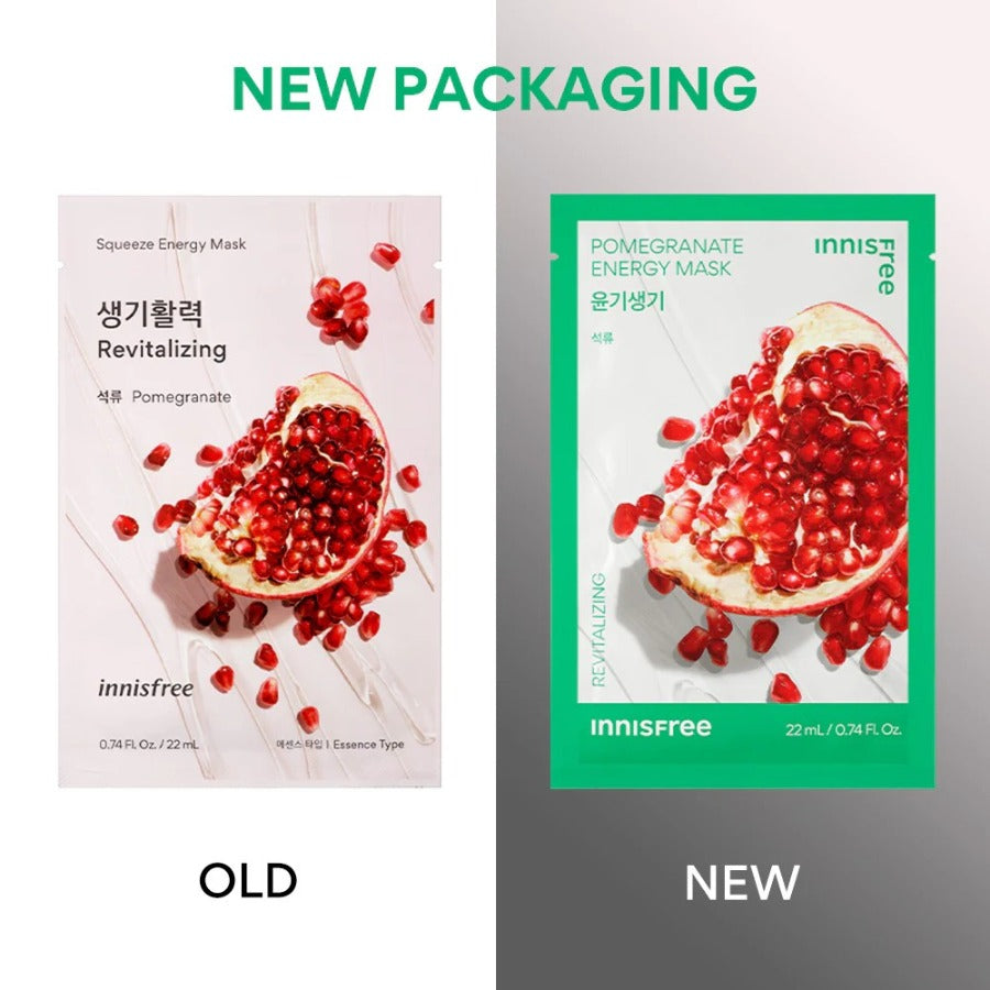 Innisfree 23NEW Masksheet 22ml - Pomegranate 5ea