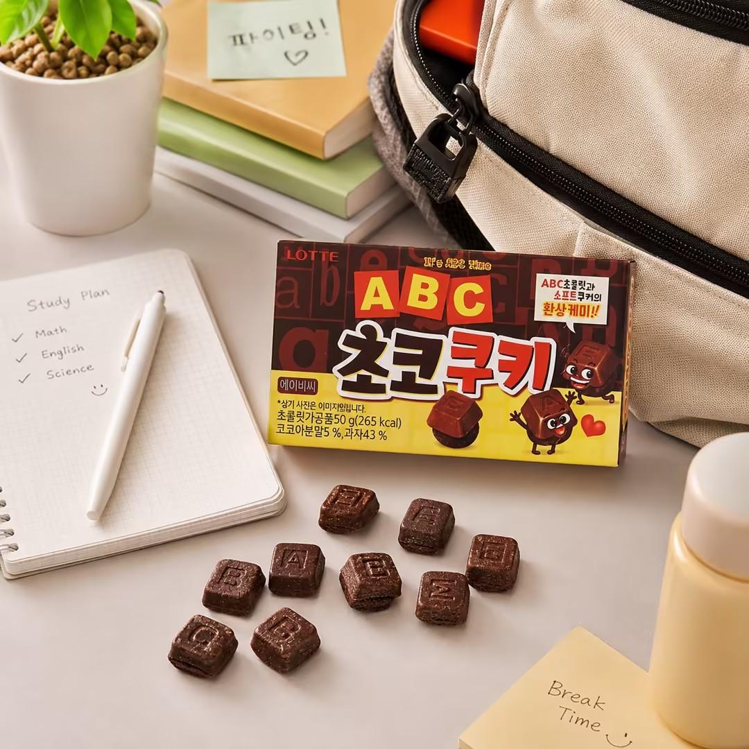 Lotte ABC Chocolate Cookies 50g