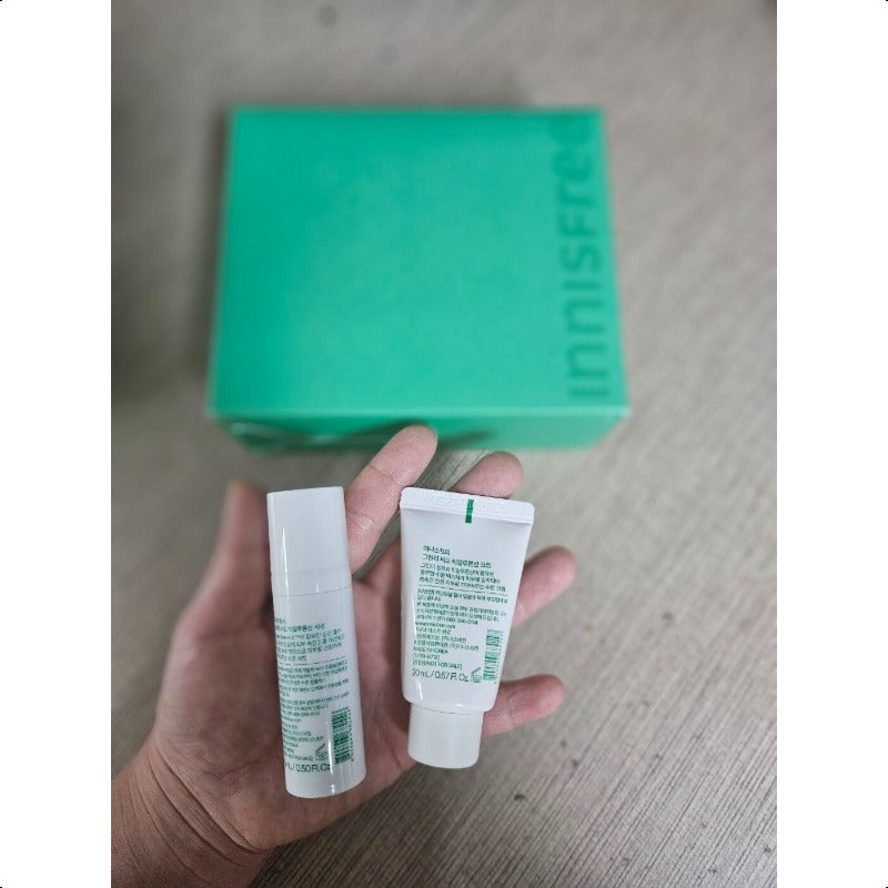 Innisfree Green Tea HYALURONIC Skin Care Set Toner Lotion K-Beauty