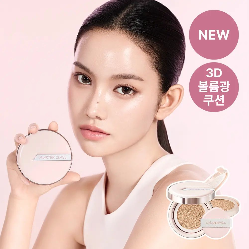 JUNG SAEM MOOL郑瑄茉 Professional air cushion, excellent makeup retention, no heavy or cakey appearance (Formal wear + Alternative outfit)