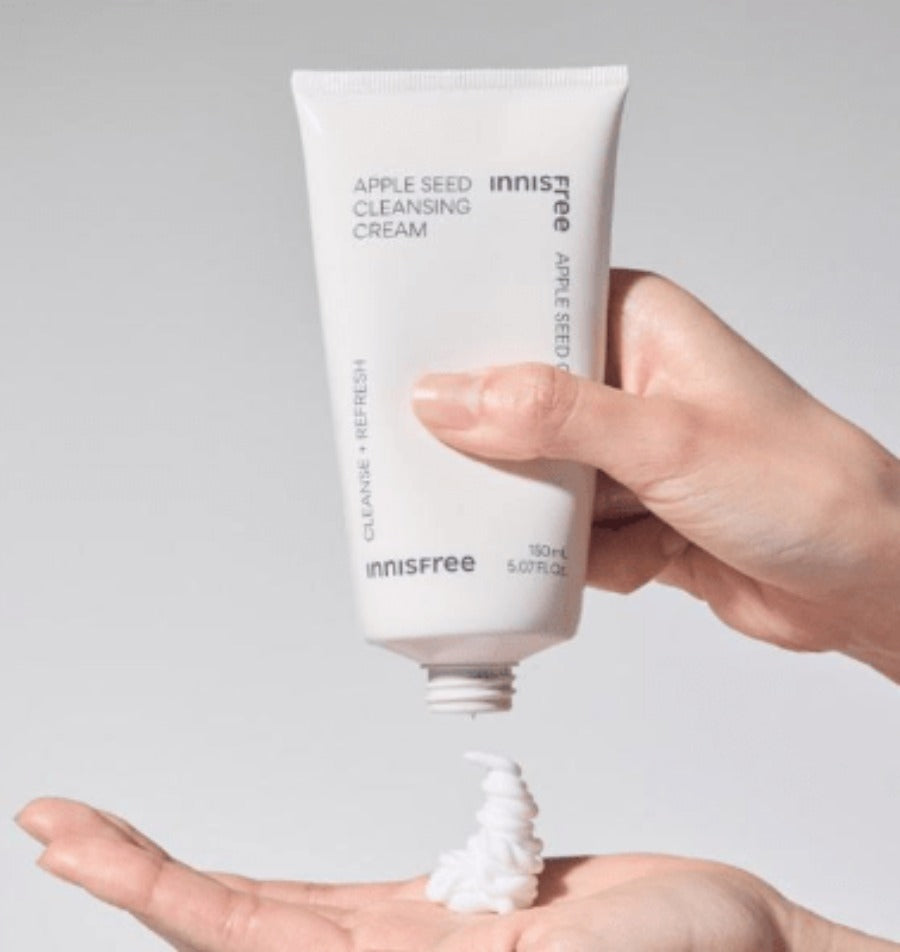 Innisfree Apple Seed Cleansing Cream 150ml/23NEW Bija Trouble-New Cleansing Foam 150ml/Cleanser #NEW Volcanic Pore 150g/Cleanser #NEW Green Tea 150ml/NEW Apple Seed Cleansing cream 150ml